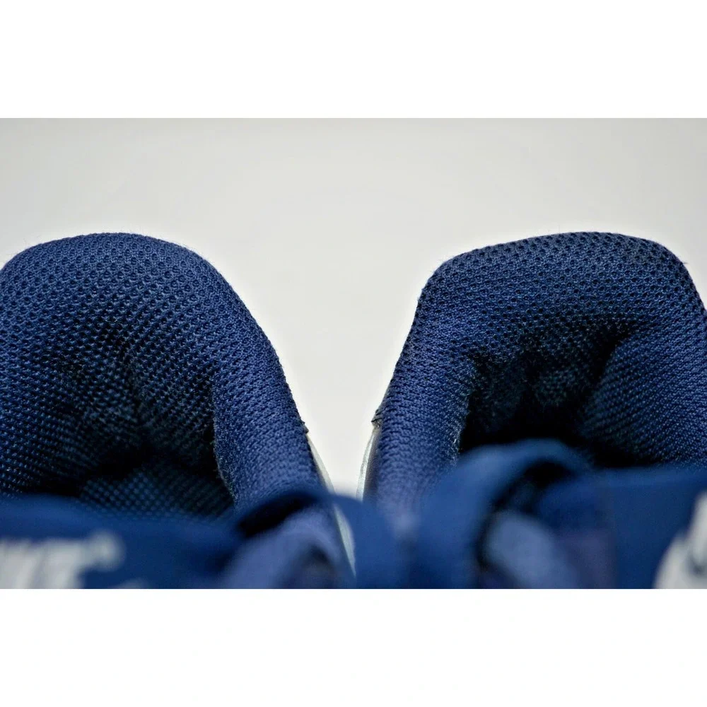 Nike Air Force 1 488298-436 Men's 8.5 Sneakers Navy White Lace Up Athletic Shoes